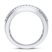 14k white gold 1.00 CTw Diamond anniversary Band