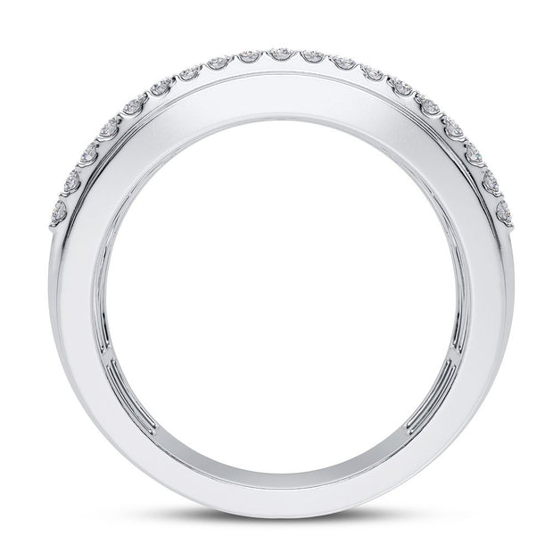 14k white gold 1.00 CTw Diamond anniversary Band