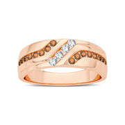 14K rose gold 0.40 CTw Diamond Band