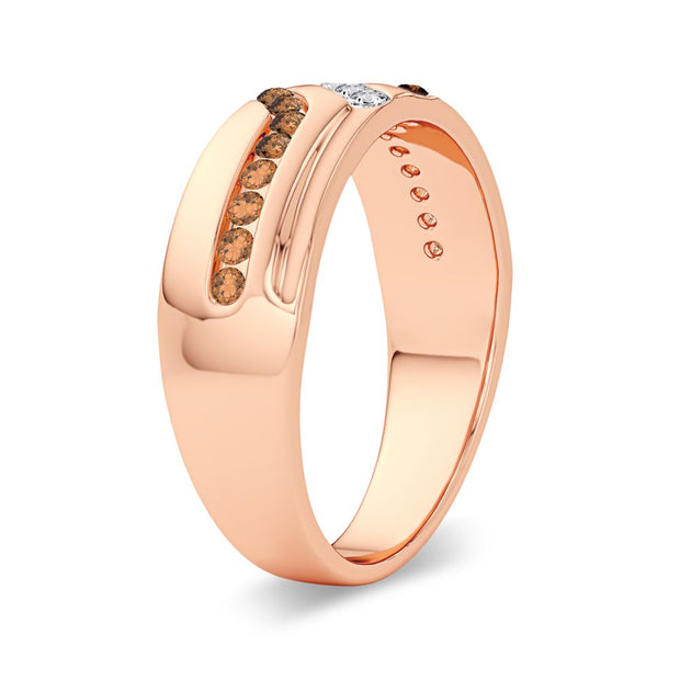 14K rose gold 0.40 CTw Diamond Band