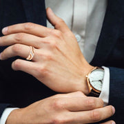 14K rose gold 0.40 CTw Diamond Band