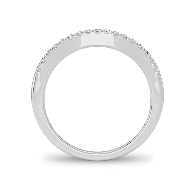 14K White Gold 0.17 CTw Diamond Enhancer Band