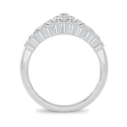 10K white gold 0.10 CTw Diamond Fashion Ring