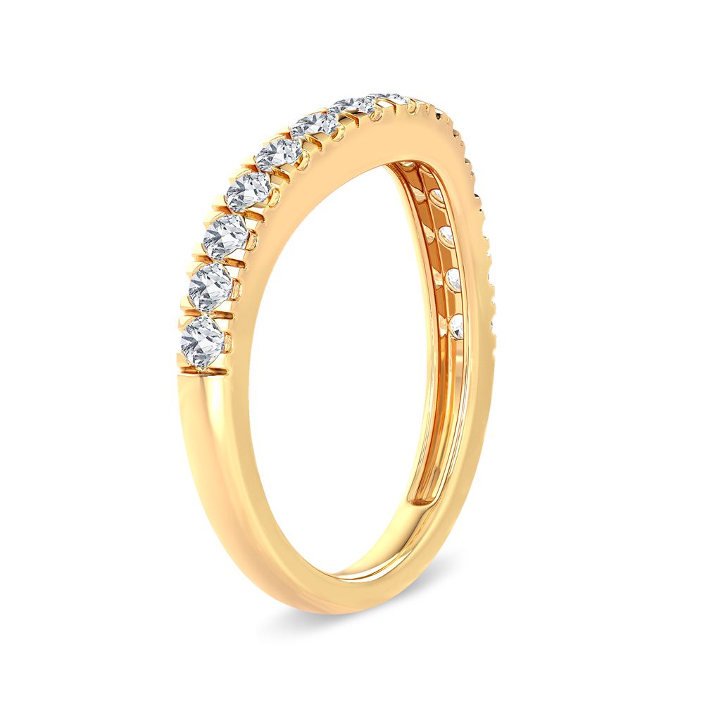 14K Yellow Gold 0.50 ctw Diamond Enhancer Band