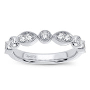 14K white gold 0.17 CTw Diamond anniversary Band