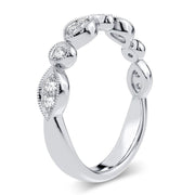 14K white gold 0.17 CTw Diamond anniversary Band