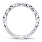 14K white gold 0.17 CTw Diamond anniversary Band