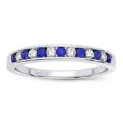 14K white gold 0.08 CTw Diamond Band