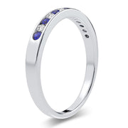 14K white gold 0.08 CTw Diamond Band
