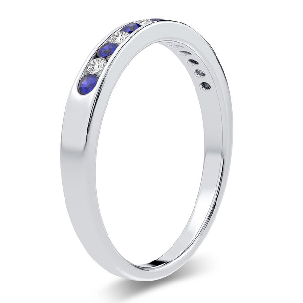 14K white gold 0.08 CTw Diamond Band