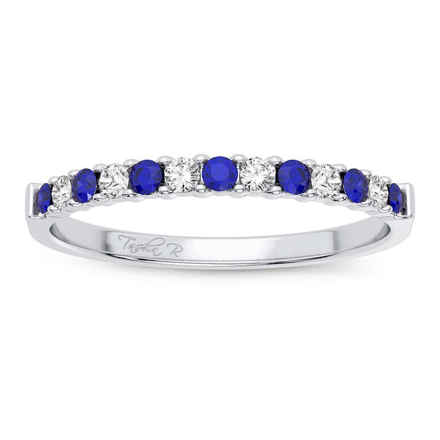 14K white gold 0.10 CTw Diamond Band