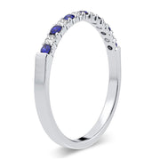 14K white gold 0.10 CTw Diamond Band