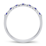 14K white gold 0.10 CTw Diamond Band