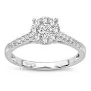 14K WHITE GOLD 0.50CTW Diamond ring