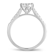 14K WHITE GOLD 0.50CTW Diamond ring