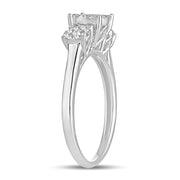 14K White Gold 0.50 ctw Diamond ring