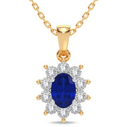 10K YELLOW GOLD 0.05 CTW Diamond Pendant