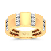 10K yellow gold 0.20 ctw Diamond Men's band