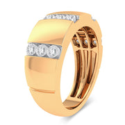 10K yellow gold 0.20 ctw Diamond Men's band
