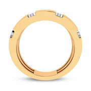 10K yellow gold 0.20 ctw Diamond Men's band