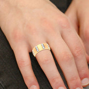 10K yellow gold 0.20 ctw Diamond Men's band
