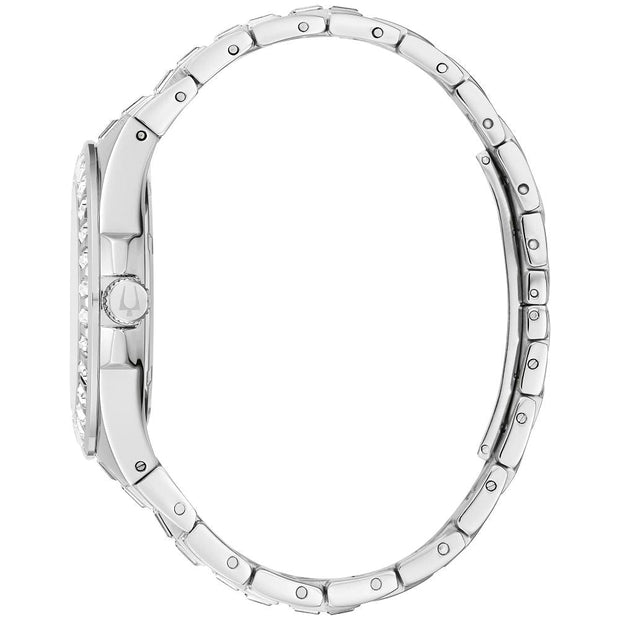 Bulova Dress/Classic Crystal Mens Watch Stainless Steel