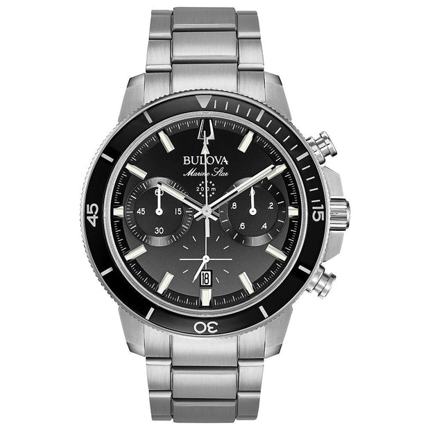 Bulova Performance Marine Star Mens Watch Stainless Steel
