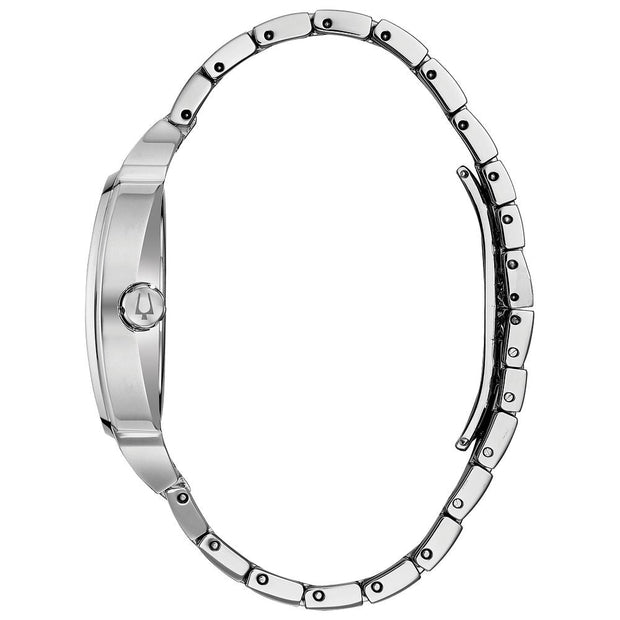 Bulova Dress/Classic Crystal Mens Watch Stainless Steel