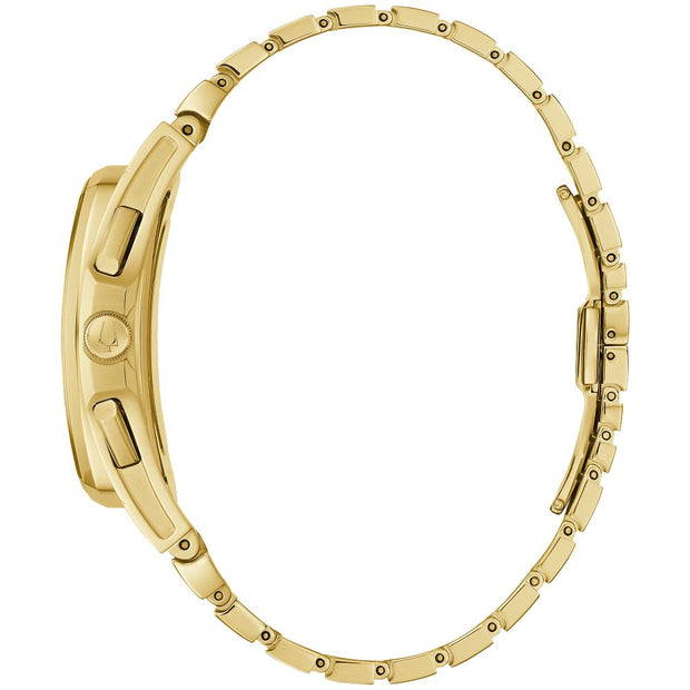 Bulova Proprietary Curv Mens Watch Stainless Steel