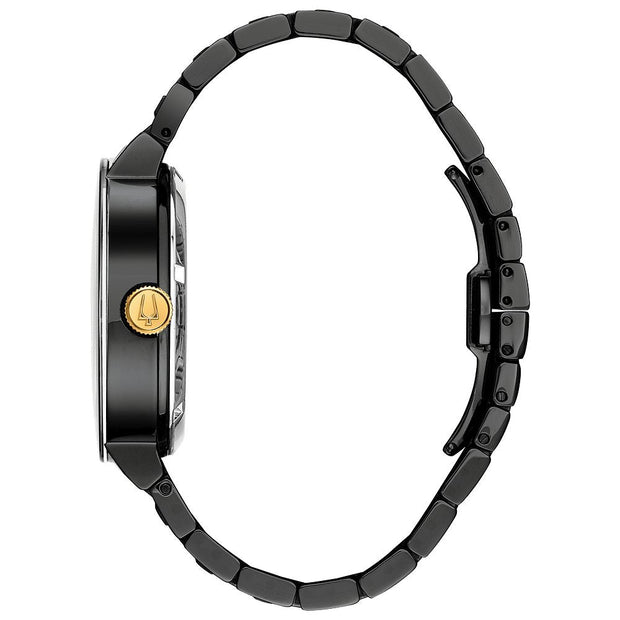 Bulova Modern Mens Bracelet Black