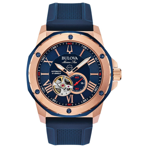 Bulova Performance Marine Star Mens Watch Stainless Steel