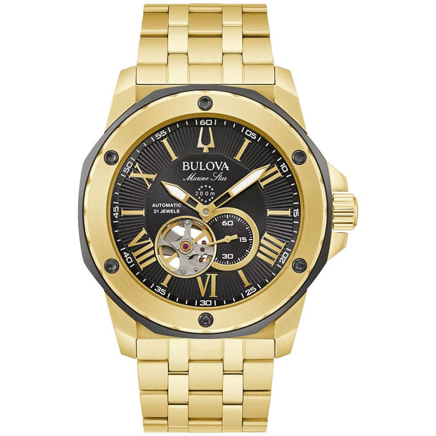 Bulova Performance Marine Star Mens Watch Stainless Steel