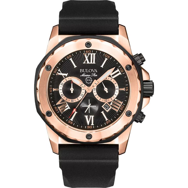 Bulova Performance Marine Star Mens Watch Stainless Steel