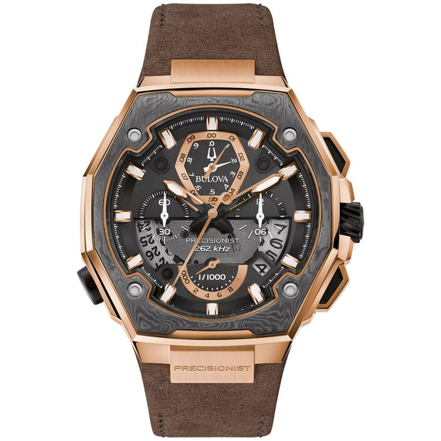 Bulova Proprietary Precisionist Mens Watch Stainless Steel