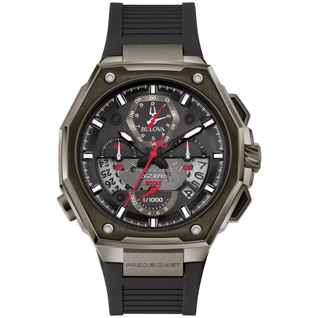 Bulova Proprietary Precisionist Mens Watch Stainless Steel