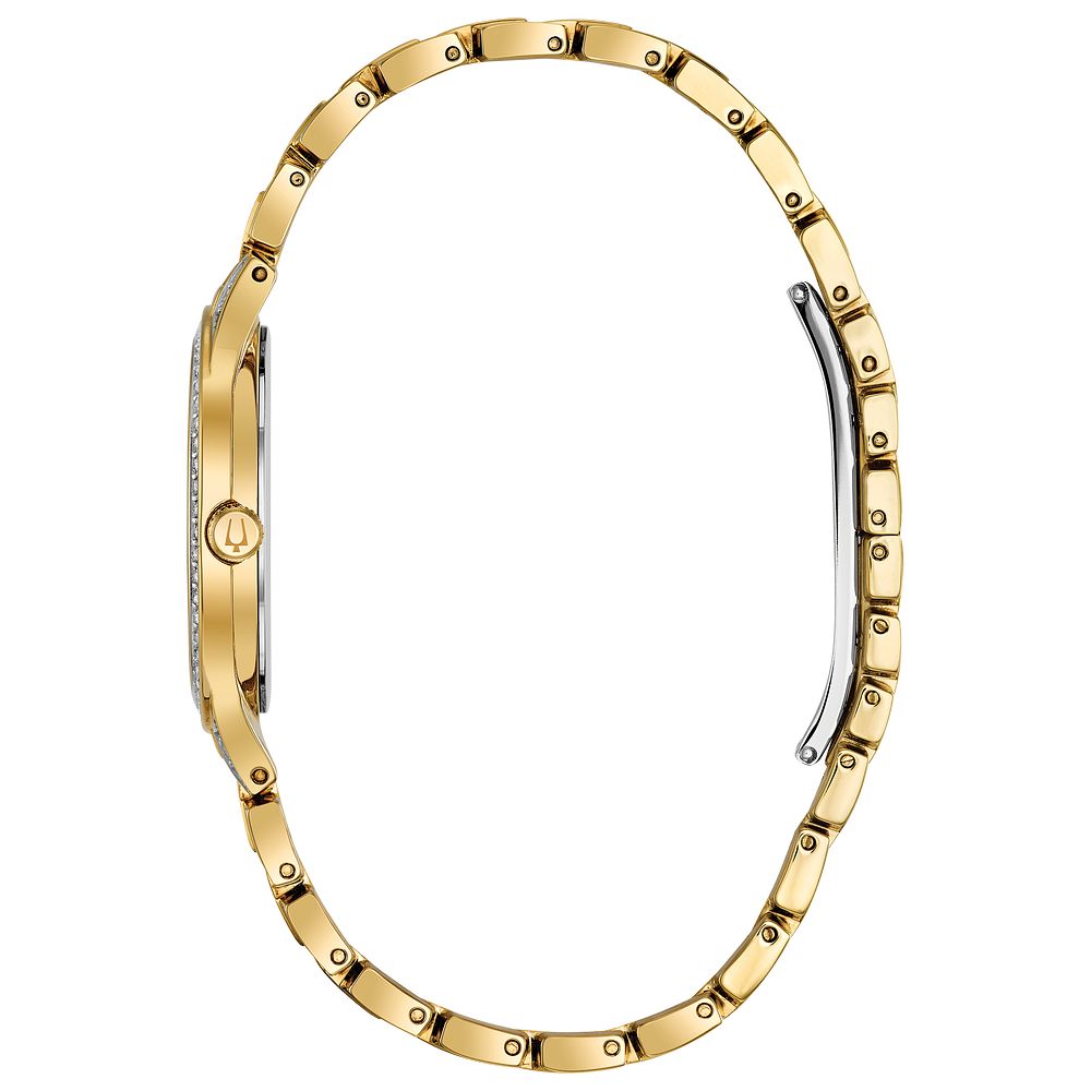 Bulova Dress/Classic Crystal Ladies Watch Stainless Steel