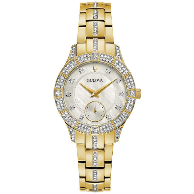 Bulova Dress/Classic Crystal Ladies Watch Stainless Steel
