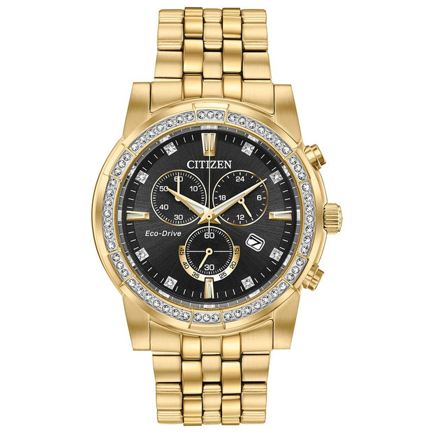 CITIZEN Eco-Drive Crystal Mens Watch AT2452-52E