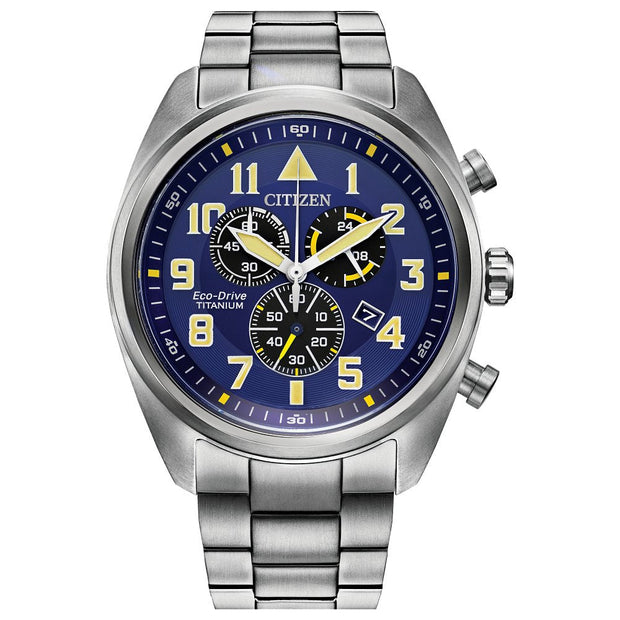 CITIZEN Eco-Drive Weekender Garrison Mens Watch AT2480-57L