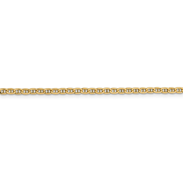 14k 2.4mm 24in Semi-Solid Anchor Chain