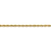14k 2.8mm 24in Semi-Solid Rope Chain