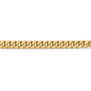 14k 6mm 24in Semi-Solid Miami Cuban Chain