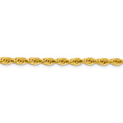 14ky 4.25mm 26in Semi-Solid Rope Chain