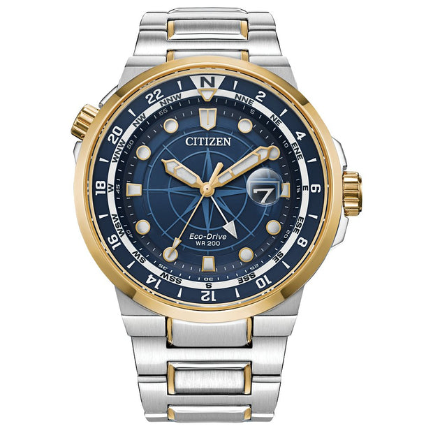 CITIZEN Eco-Drive Quartz Endeavor Mens Watch BJ7144-52L