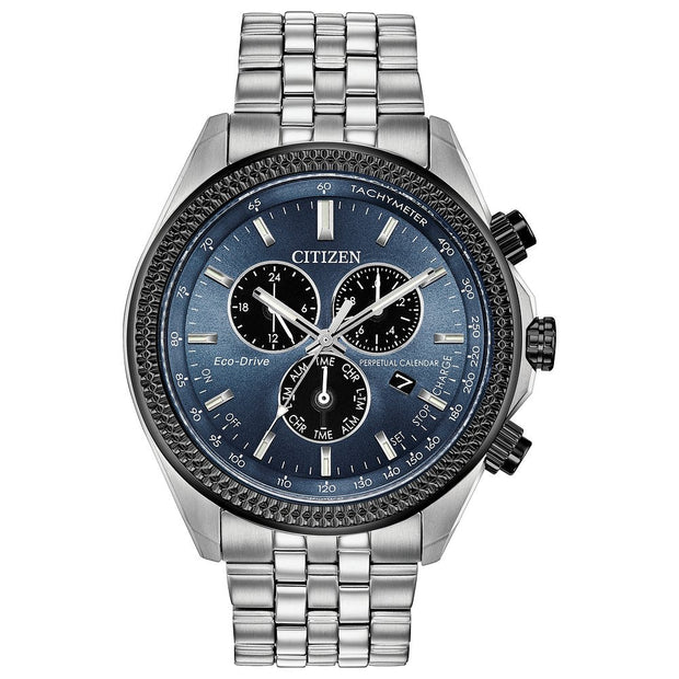 Men's Citizen Eco-Drive Two-Tone Chronograph Watch BL5568-54L