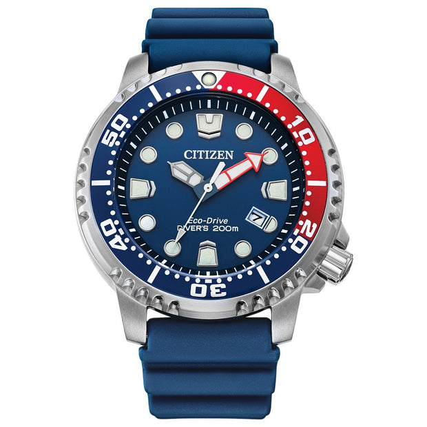 CITIZEN Eco-Drive Quartz Dive Mens Watch BN0168-06L
