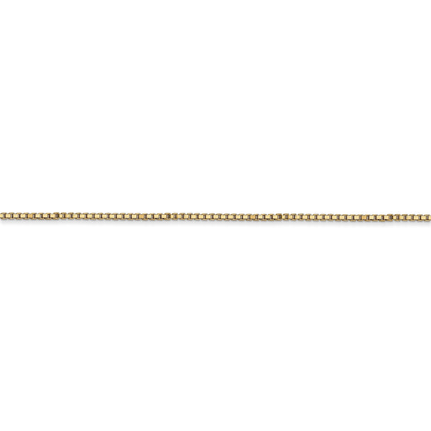 14k 1mm 16in Box Chain