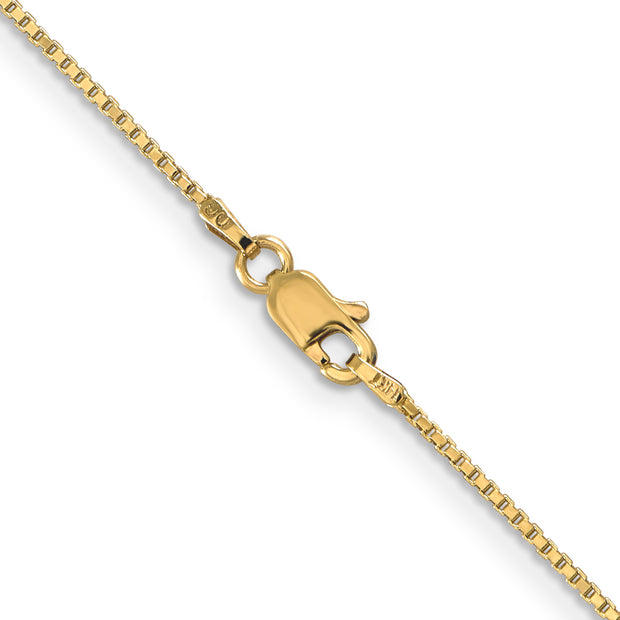 14k 1mm 16in Box Chain