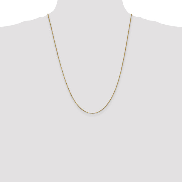 14k 1mm 24in Box Chain
