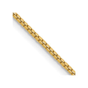 14k 1mm 16in Box Chain
